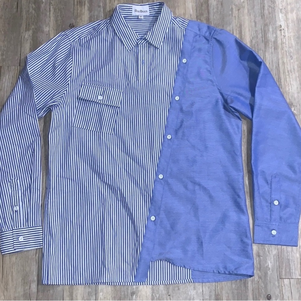 STRIPED DRESSING SHIRT
